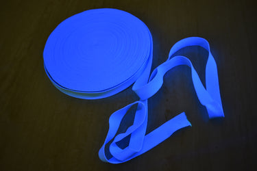 Blacklight Glo-Line 1 inch Luminescent Decorative Fabric Ribbon